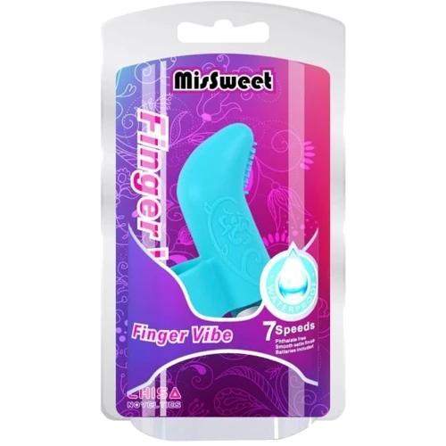 Вибромассажер на палец CHISA MisSweet Finger Vibe, Blue