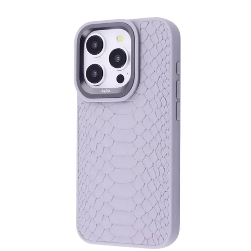 Чехол для iPhone Kajsa Snake Pattern Light Gray for iPhone 15 Pro Max