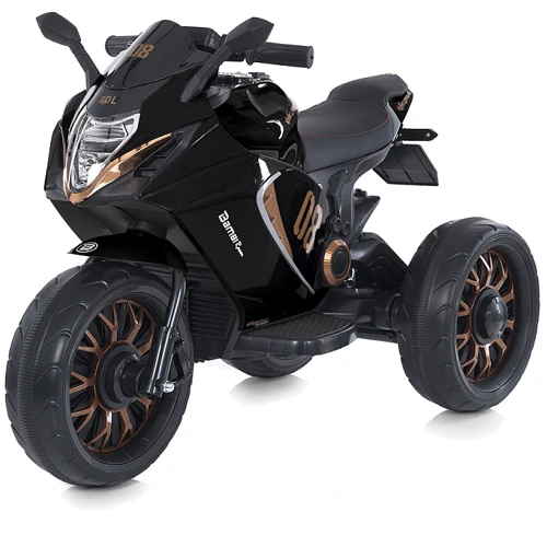 

Детский трехколесных электромотоцикл Bambi черный (M 5050EL-2)