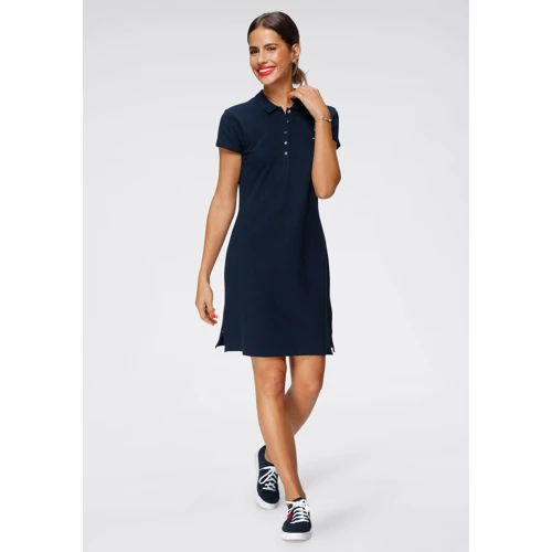 Платье Tommy Hilfiger 76132464 40 синее повседневное до середины бедра: Состав Хлопок, Эластан