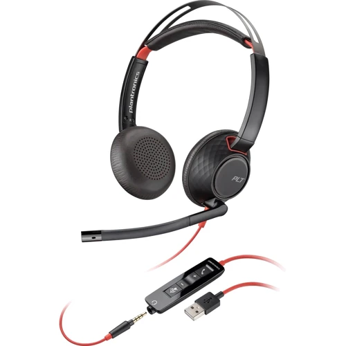 Наушники Poly BlackWire 5220 USB HS Stereo (80R97AA)