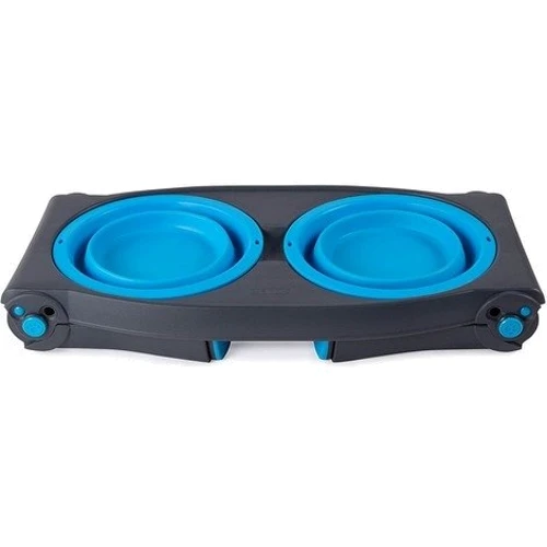 Миска Dexas двойная Adjustable 2хPet Feeder с регулированными ножками 960 мл Голубой (PW1204322194): Объем 0.96 л