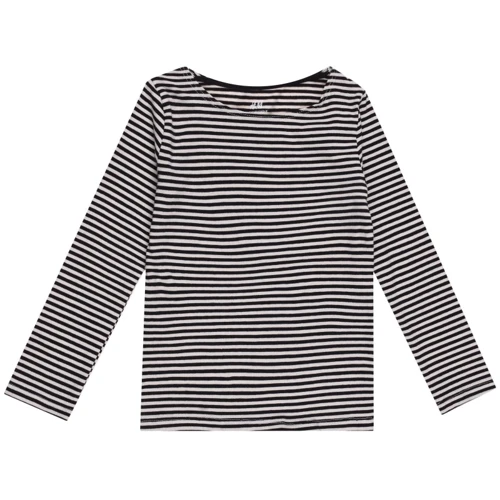 Лонгслів H & M 4337965 98-104 см чорно-білий