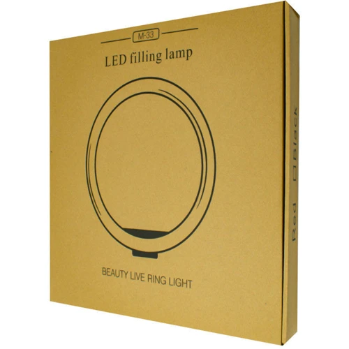 Кільцева лампа M-33, 33 см Чорний