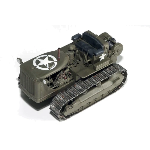Сборная модель MiniArt Американский тяжелый трактор с буксирной лебедкой и фигурами (MA35225) фото 8