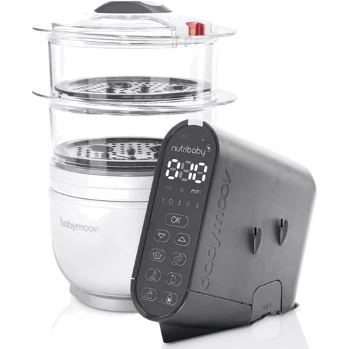 Детская пароварка-блендер Babymoov Nutribaby+ White (A001117): Конструкция стационарный