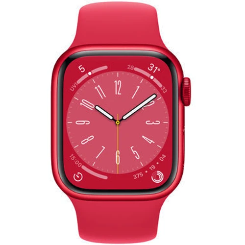 Apple Watch Series 8 41mm GPS (PRODUCT) RED Aluminum Case with (PRODUCT) RED Sport Band (MNP73, MNUG3) Approved Витринный образец: Производитель Apple