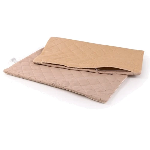 Руно велюровий 50х70 см (382.55_Beige ромб)