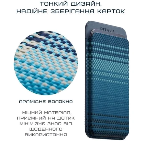 Чохол для iPhone Pitaka Magnetic Woven Wallet Moonrise (MWW2403)