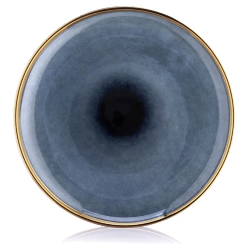 Тарілка обідня Ardesto Andria 25.7 см синьо-сіра (AR2926AB): Тип тарілка супова