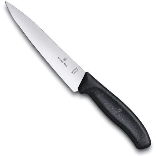 Ніж обробний Victorinox SwissClassic Carving 15 см чорний (6.8003.15G)