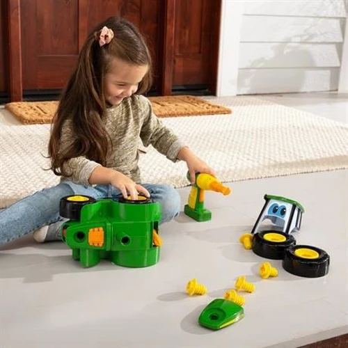 Конструктор John Deere Kids Збери трактор із шуруповертом (46655)