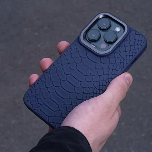 Чехол для iPhone Kajsa Snake Pattern Burgundy for iPhone 15 Pro фото 6