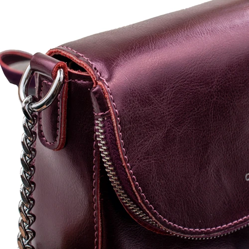 Жіноча сумка крос боді Valiria Fashion фіолетова (DETAQ1443-1-7): Фактура матова, Гладка
