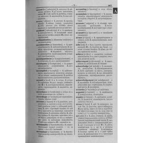 Англо-український, українсько-англійський словник. 100 000 слів: Виробник арій