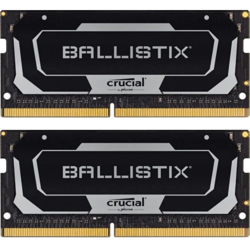 Crucial 16 GB (2x8GB) SO-DIMM DDR4 3200 MHz Ballistix Black (BL2K8G32C16S4B)
