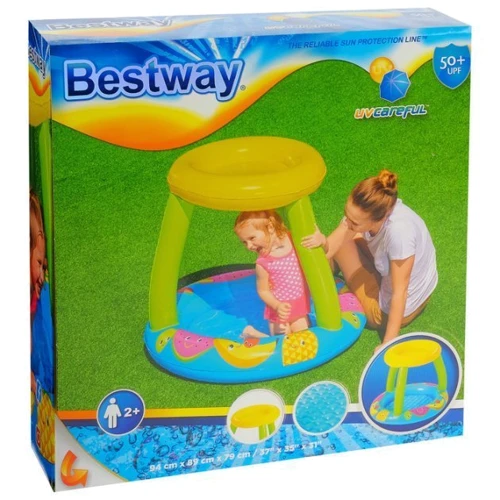 Бассейн Bestway детский надувной с навесом 79х89х94 см (52331) фото 1