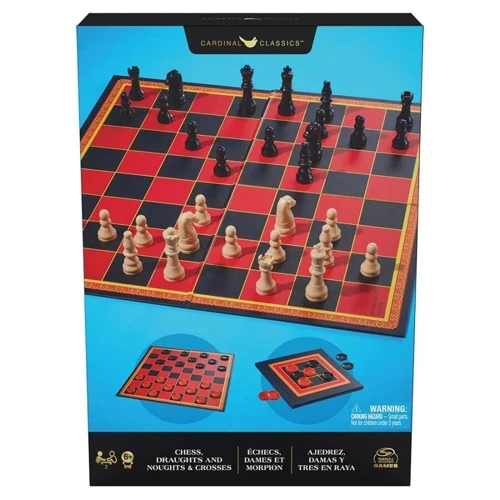 Игровой набор Spin Master Шахматы шашки и крестики-нолики (SM98377/6065336) фото 5