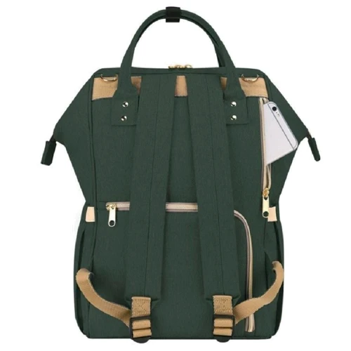 Рюкзак для мами Sunveno Diaper Bag Dark Green Embroidery (NB22179.DGE)