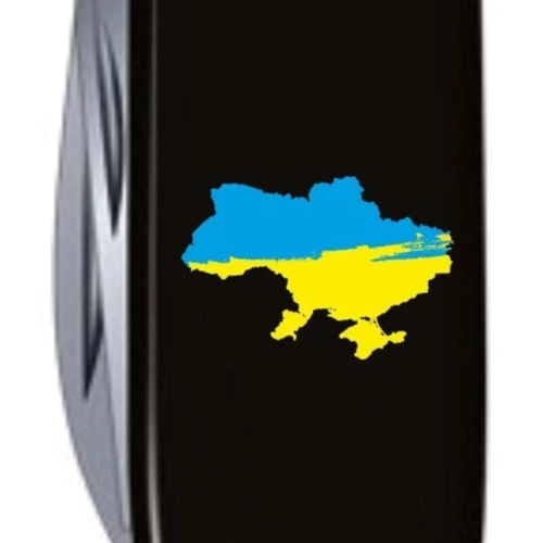 Мультитул Victorinox Climber Ukraine 91мм/14 функций/черный /Карта Украины (1.3703.3_T1166u): Количество инструментов 14