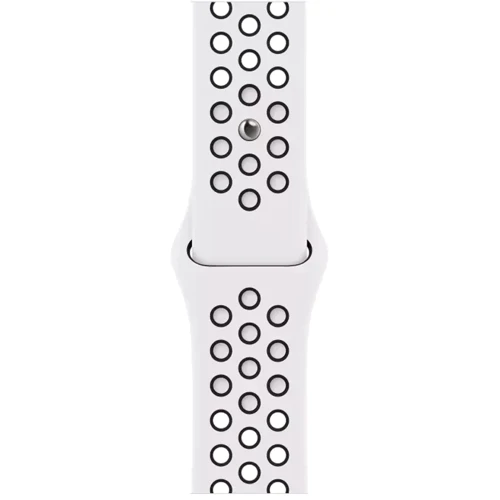Аксессуар для Watch Apple Nike Sport Band Summit White/Black S/M (MPH23) for Apple Watch 42/44/45/49mm: Совместимость Apple Watch 49mm, Apple Watch 42mm, Apple Watch 44mm, Apple Watch 45mm