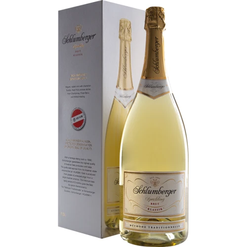 Ігристе вино SCHLUMBERGER Klassik brut, біле брют, 1.5л (MAR90057625)