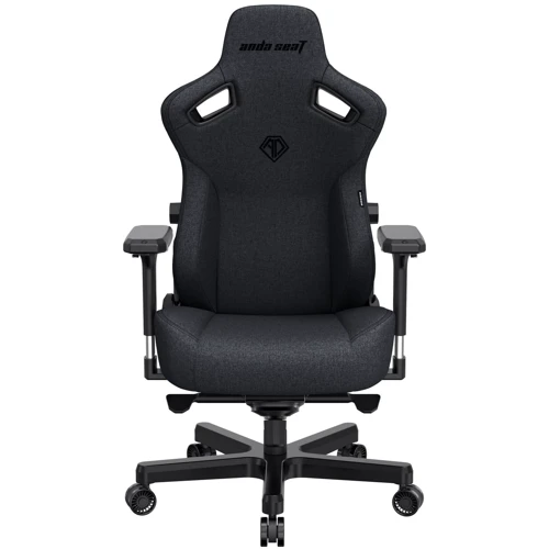 Кресло игровое Anda Seat Kaiser 3 Dark Gray Fabric Size L (AD12YDC-L-01-GB-CF) фото 1