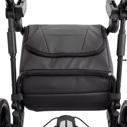 Универсальная коляска 2 в 1 Broco Miracle Black 9023-BMB-05, white, белый: Ширина шасси 59 см