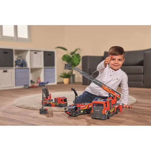 Пожежна машина Dickie Toys Мерседес з телескопічною драбиною 23 см (3714023) фото 7