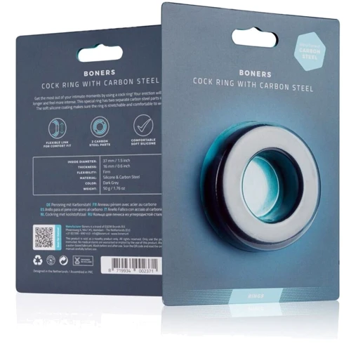 Ерекційне кільце Boners Cock Ring With Carbon Steel