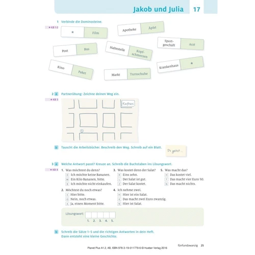 Planet Plus A1.2: Arbeitsbuch: Кількість сторінок 80