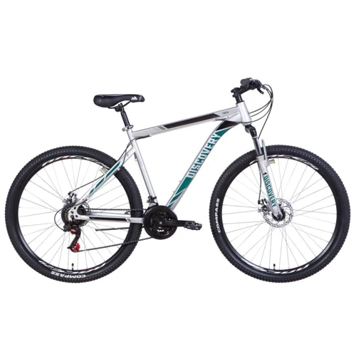 Велосипед Discovery TREK DD 2021 29" (черно-зеленый (м))