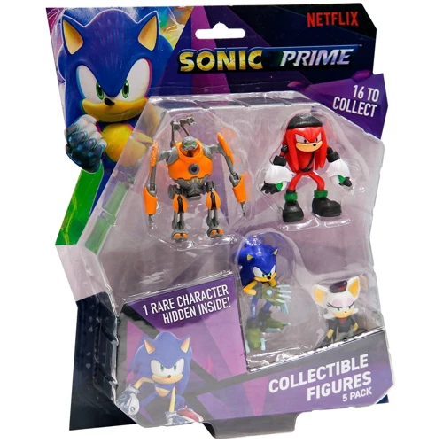 Набор игровых фигурок Sonic Prime Приключения Соника 5 фигурок 6.5 см (SON2040D)