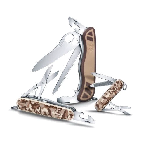 Мультитул Victorinox Huntsman 91мм/15предметов/бежевый камуфляж (1.3713.941): Тип мультитул (многофункциональный инструмент)