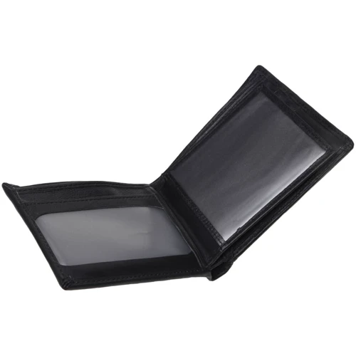 Мужское портмоне Keizer черное (K1821-black): Формат кошелька Вертикальный