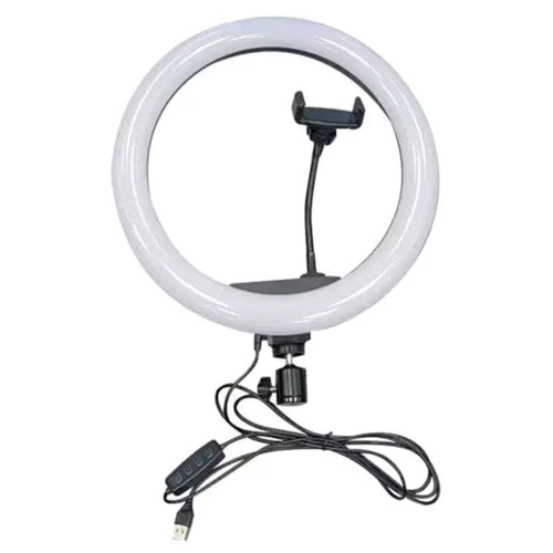 Кольцевая лампа M-33 32см с держателем, без подставки Черный: undefined undefined