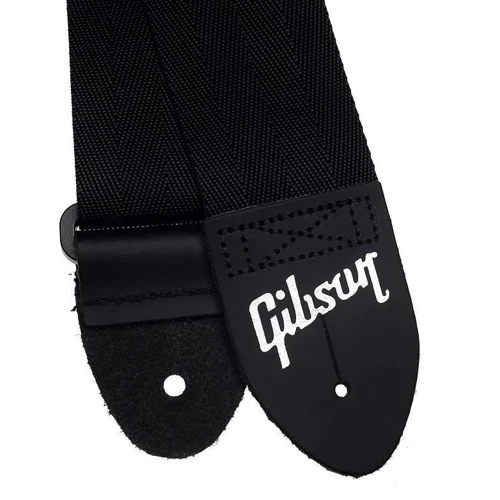 Ремень для гитары Gibson ASGSB-10 Regular Style 2 Safety Strap Jet Black: Тип Ремни
