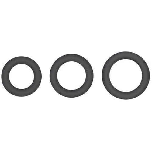 Набор эрекционных колец Topco Sales Hombre Snug Fit Silicone Thick C-Rings, 3 шт: Производитель Topco Sales