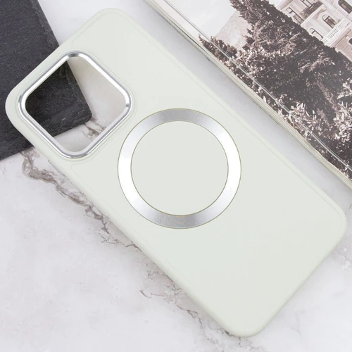Чехол для телефонов TPU Case Bonbon Metal Style with MagSafe White for Xiaomi Redmi Note 13 Pro 4G: Совместимость Xiaomi Redmi Note 13 Pro 4G