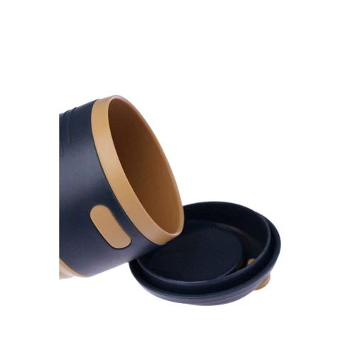Силіконовий стакан з кришкою Tonna Barrel Coffee 350 мл (TH_BARREL_COFFEE): Об'єм, мл 350