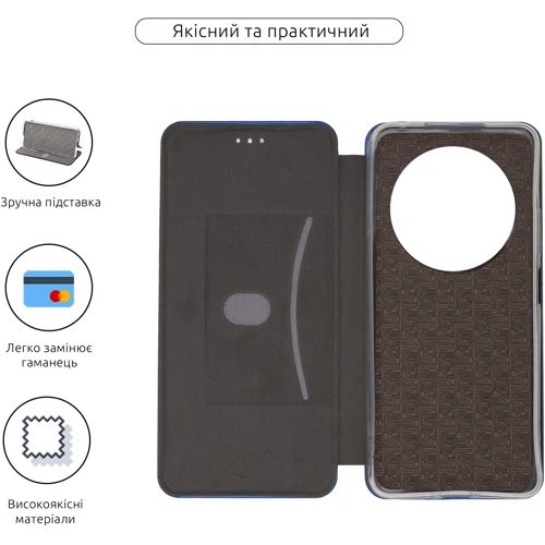 Чехол для телефонов ArmorStandart G-Case Blue for Xiaomi Redmi A4 (ARM82024): Тип чехол-книжка