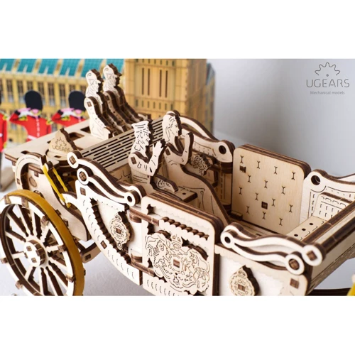 Механический 3D пазл UGEARS "Королевская карета" (70050) фото 4