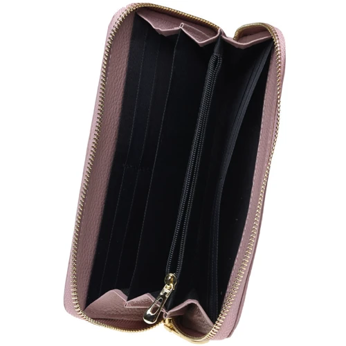 Жіночий гаманець Keizer рожевий (K12707-pink): Формат гаманця горизонтальний