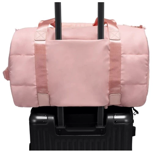 Женская дорожная сумка Heys Puffer Rose розовая (30123-0025-00): Тип ручки Со съемным ремнем, Плечевой ремень, Со съемной ручкой