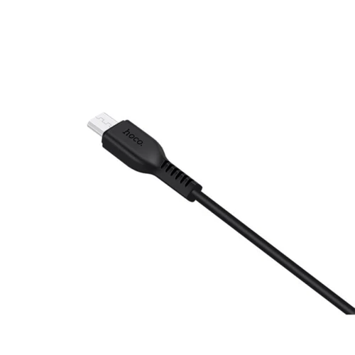 Кабель Hoco USB Cable to MicroUSB X20 2A 2m Black: Тип USB Cable - microUSB