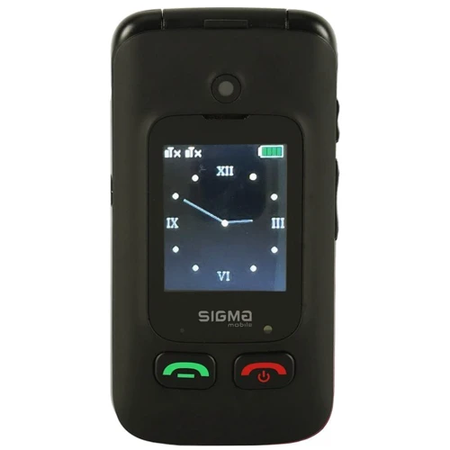 Мобільний телефон Sigma mobile Comfort 50 Shell DUO TYPE-C Black (UA UCRF): Дисплей 2,4’’ QVGA, 240x 320 Пикс, TFT