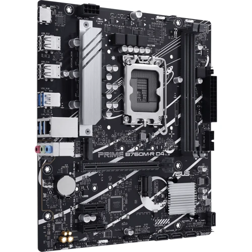 ASUS PRIME B760M-R-D4 (90MB1HA0-M0EAY0) Prime B760M-R D4: Оперативная память 2x DDR4 5333 МГц, до 64 ГБ