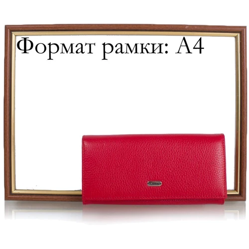 Женский кошелек Canpellini красный (SHI2037-172): Формат кошелька Горизонтальный