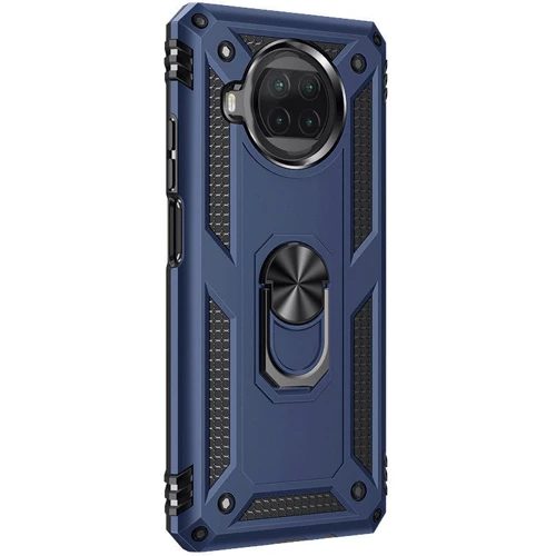 Чехол для телефонов Mobile Case Shockproof Serge Magnetic Ring Navy Blue for Xiaomi Mi 10T Lite: Тип накладка на заднюю часть