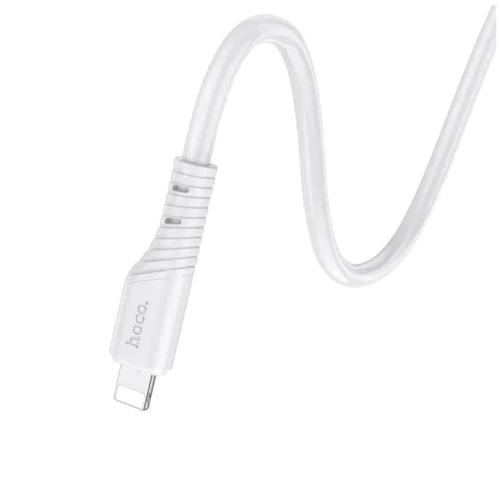 Кабель Hoco Cable USB-C to Lightning X97 Crystal 3A 1m White: Длина 1 м